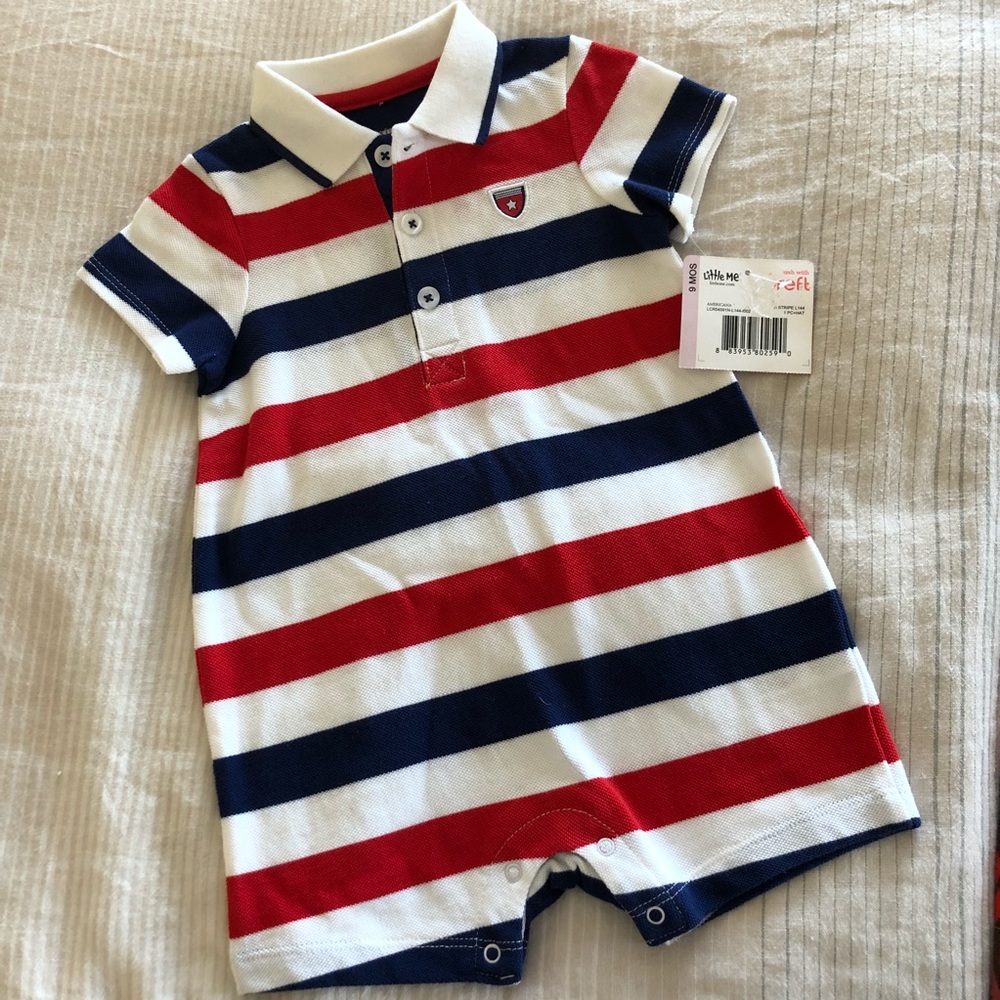 Infant short sleeve romper